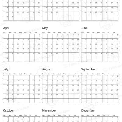 2028 calendar printable