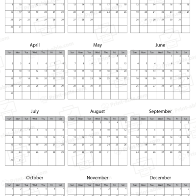 2028 calendar printable