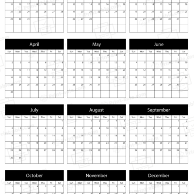 2034 calendar printable free download