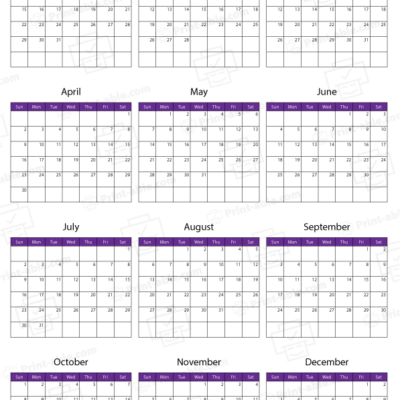 2034 calendar printable free download
