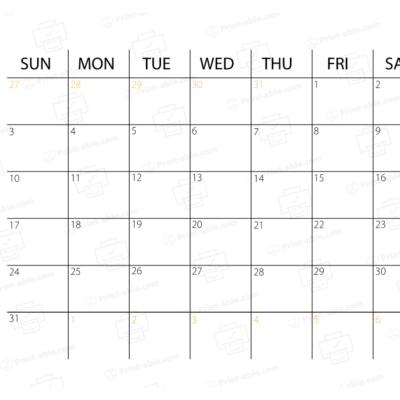 August 2025 Calendar Printable