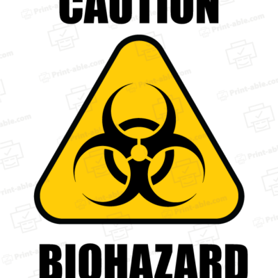 Biohazard label printable free download