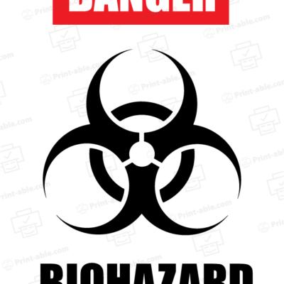 Biohazard label printable free download