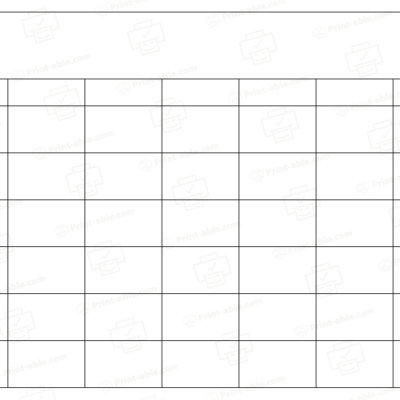 Blank calendar printable free download