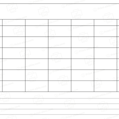 Blank calendar printable free download