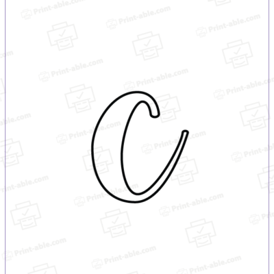 Bubble Letter C Free Download