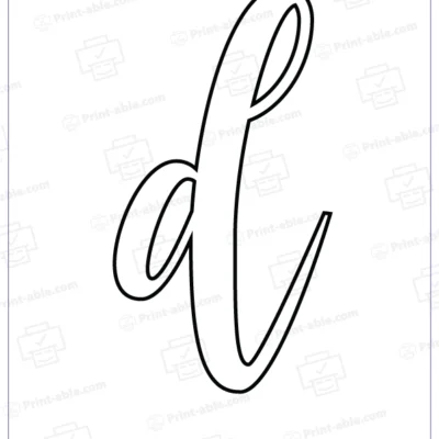 Bubble Letter D Free Download
