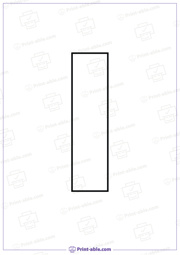 Bubble Letter I Printable