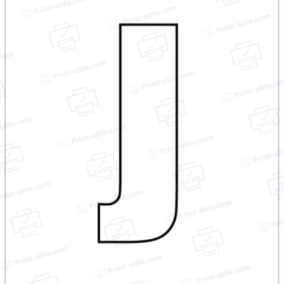bubble letter j free download