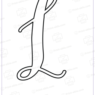 bubble letter l free download