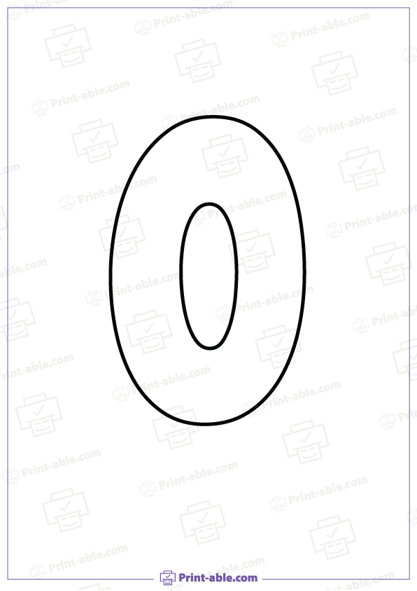 Bubble Letter O Printable