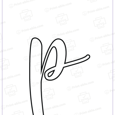 Bubble Letter P Free Download