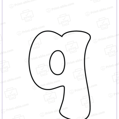 Bubble Letter Q Free Download