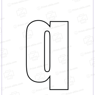 Bubble Letter Q Free Download