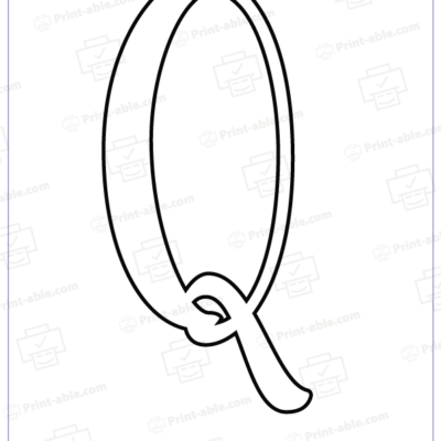 Bubble Letter Q Free Download