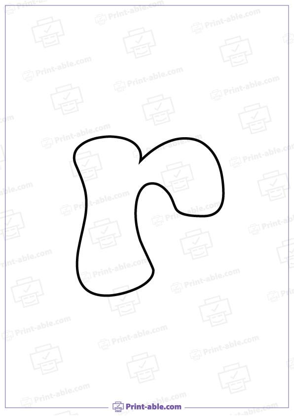 Bubble Letter R Free Download