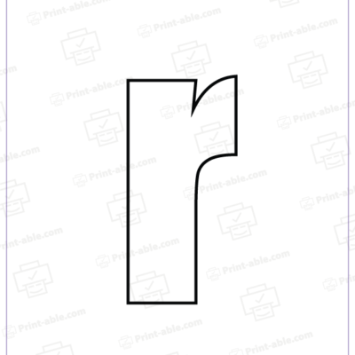 Bubble Letter R Free Download