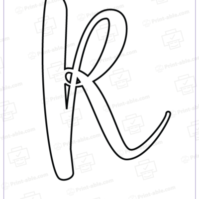 Bubble Letter R Free Download