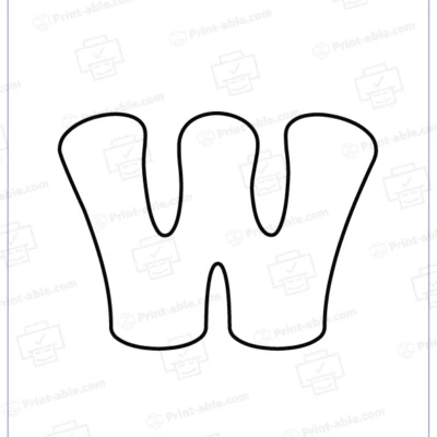 Bubble letter V free download