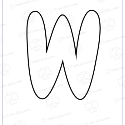 Bubble letter V free download