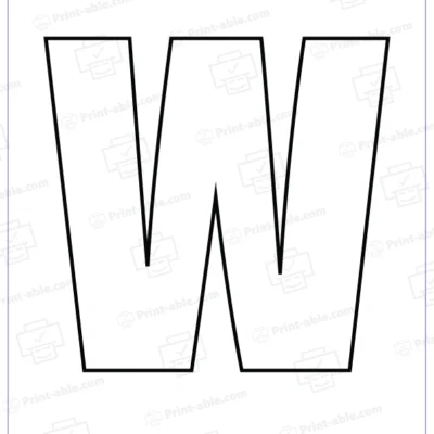 Bubble letter V free download