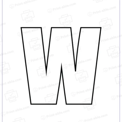 Bubble letter V free download