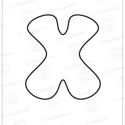 Bubble letter V free download