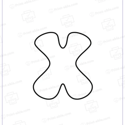 Bubble letter V free download