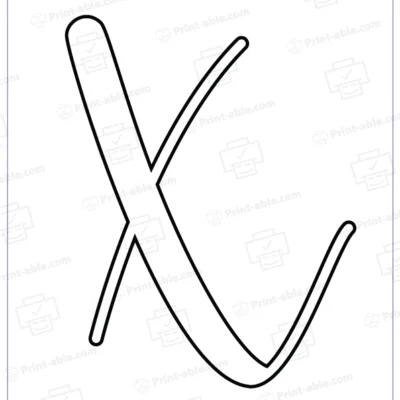 Bubble letter V free download