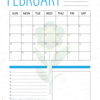 February 2025 Calendar Printable