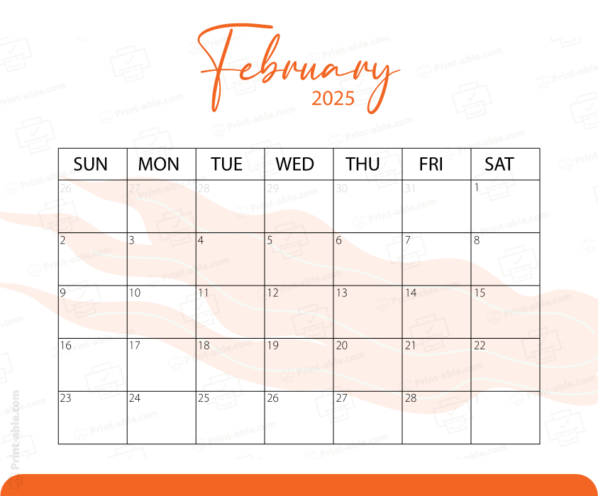 February 2025 Calendar