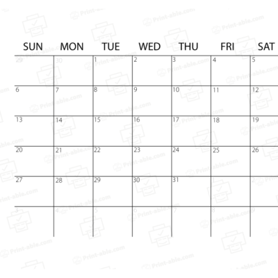 July 2025 Calendar Printable