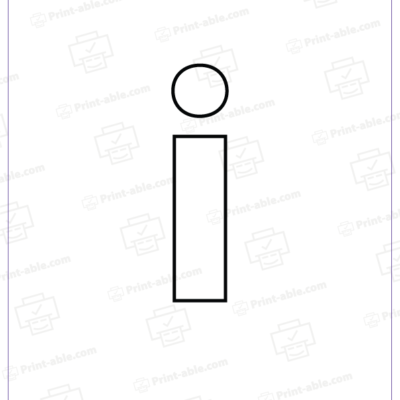 Letter I Printable Free Download
