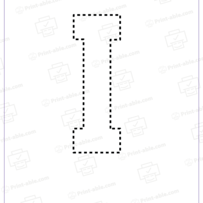 Letter I Printable Free Download