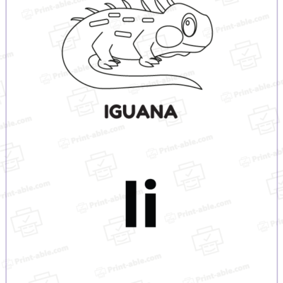Letter I Printable Free Download