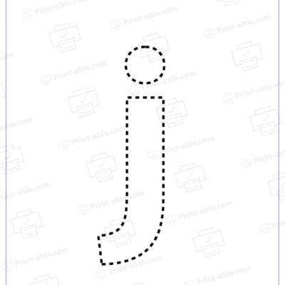 Letter J Printable Free Download