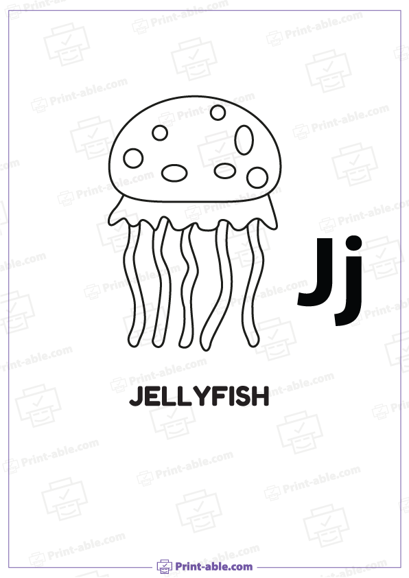 Letter J Printable Free Download