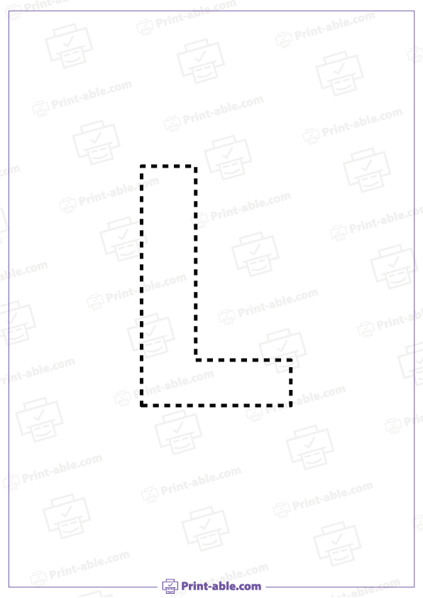 Letter L Printable Free Download