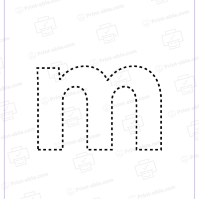 letter m printable free download