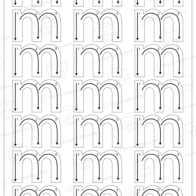 letter m printable free download