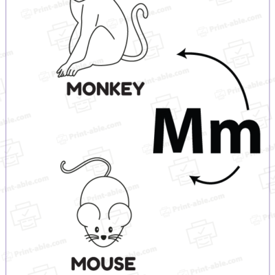 letter m printable free download
