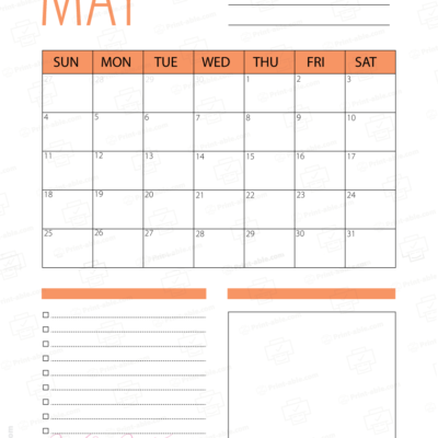 May 2025 Calendar Printable