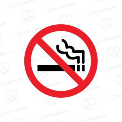 No smoking sign printable free download