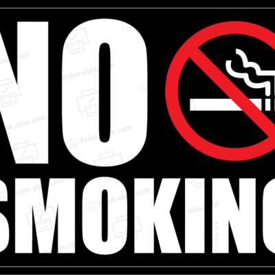 No smoking sign printable free download