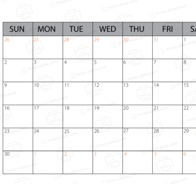 November 2025 Calendar Printable