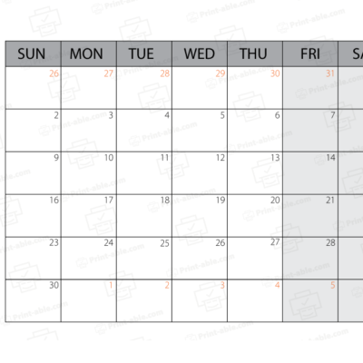 November 2025 Calendar Printable