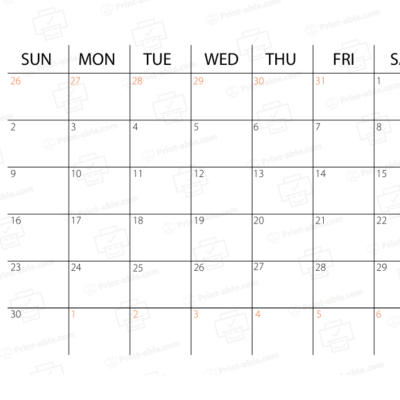 November 2025 Calendar Printable