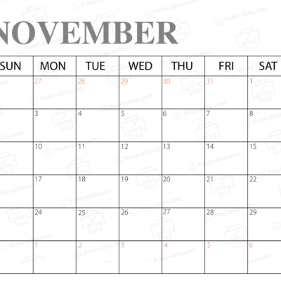 November 2025 Calendar Printable 1654