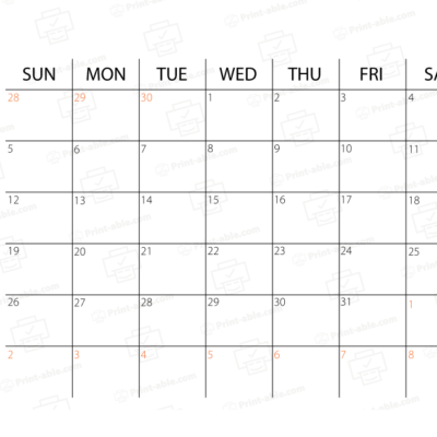 October 2025 Calendar Printable
