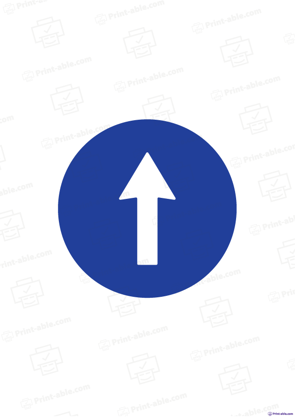 Road Sign Printable Free Download